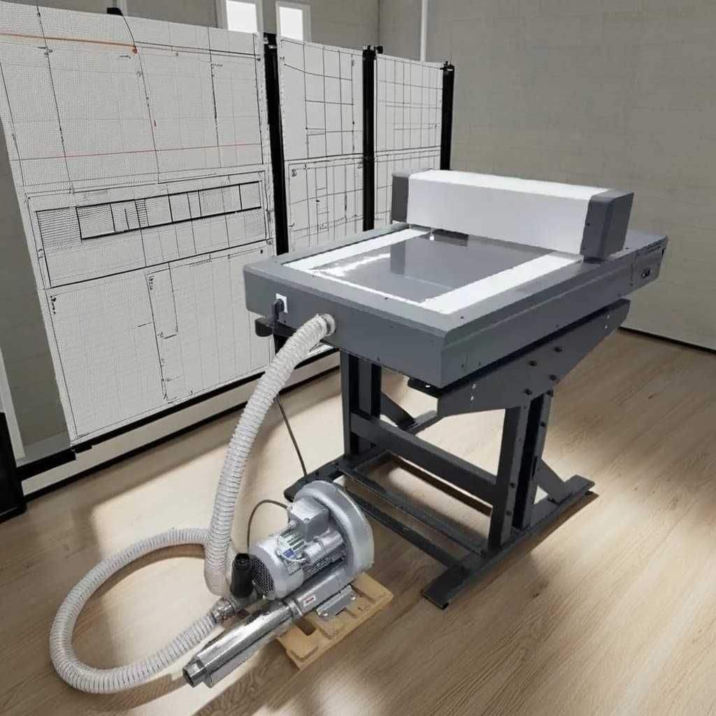Taglierina Flatbed DTF per PVC con Aspirazione a Vuoto, Doppia Testa, Taglio Automatico Contorno, Telecamera CCD ad Alta Precisione, per Adesivi in Vinile e Scatole di Carta