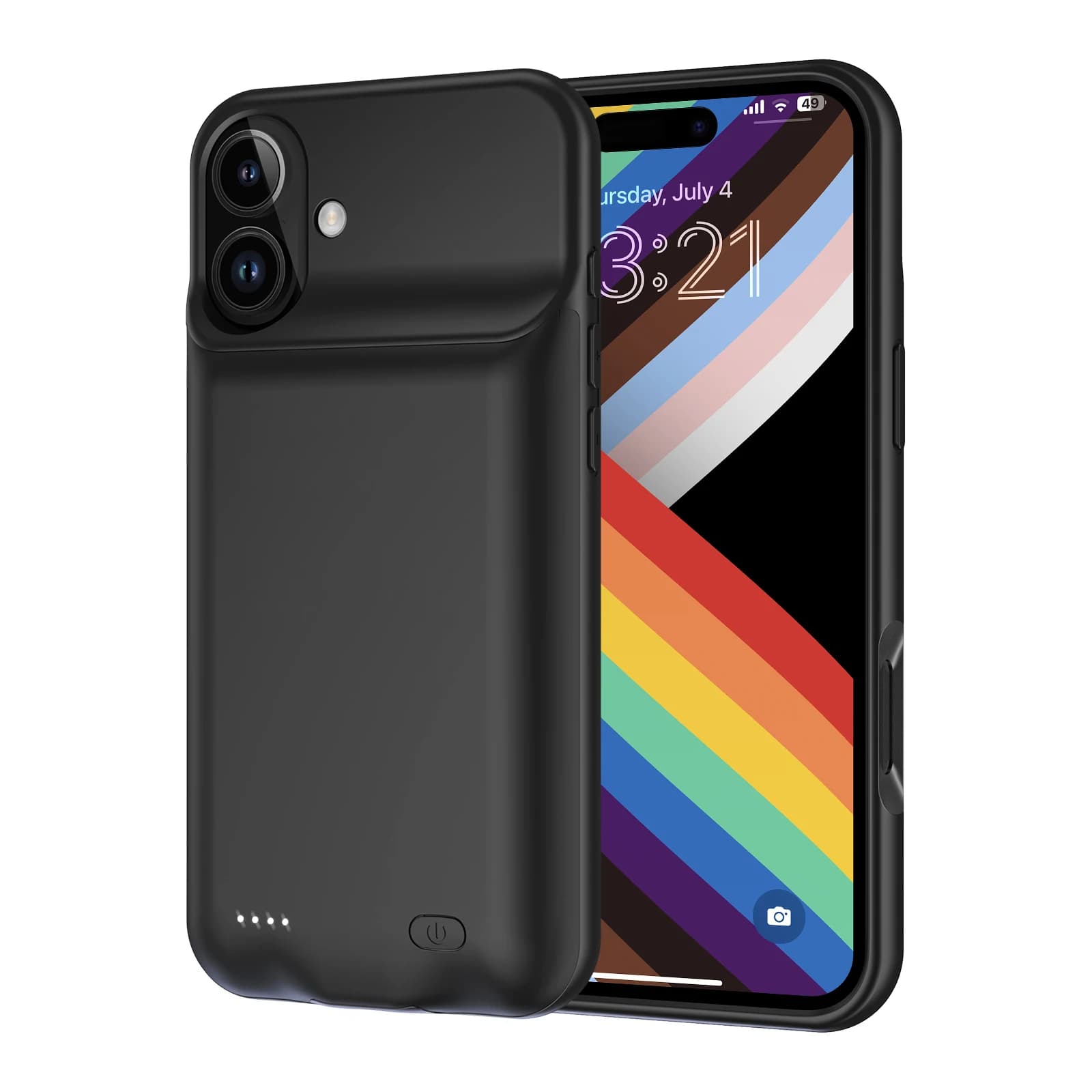 Custodia per caricabatteria intelligente da 10000 mAh per iPhone 17 Batteria powerbank Batteria esterna Coperchio di ricarica batterie externe funda
