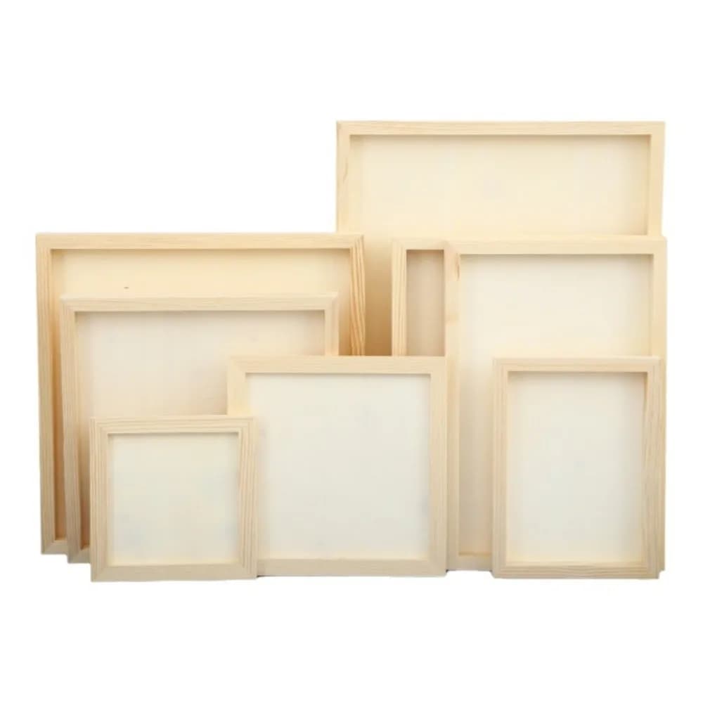 Wooden Craft Wooden Blank Clay Frame Multi Size DIY Picture Frame Creartive Party Decor Desktop Ornament Children's Handcraft