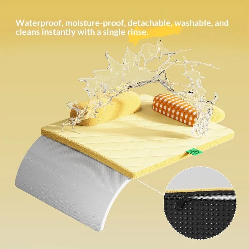 Dog Bed Cat Bed Cooling Mat Waterproof Moisture-proof Double Pillow Cushion Quilted Pad Small Dog Cat Pet Nest For Four Seasons