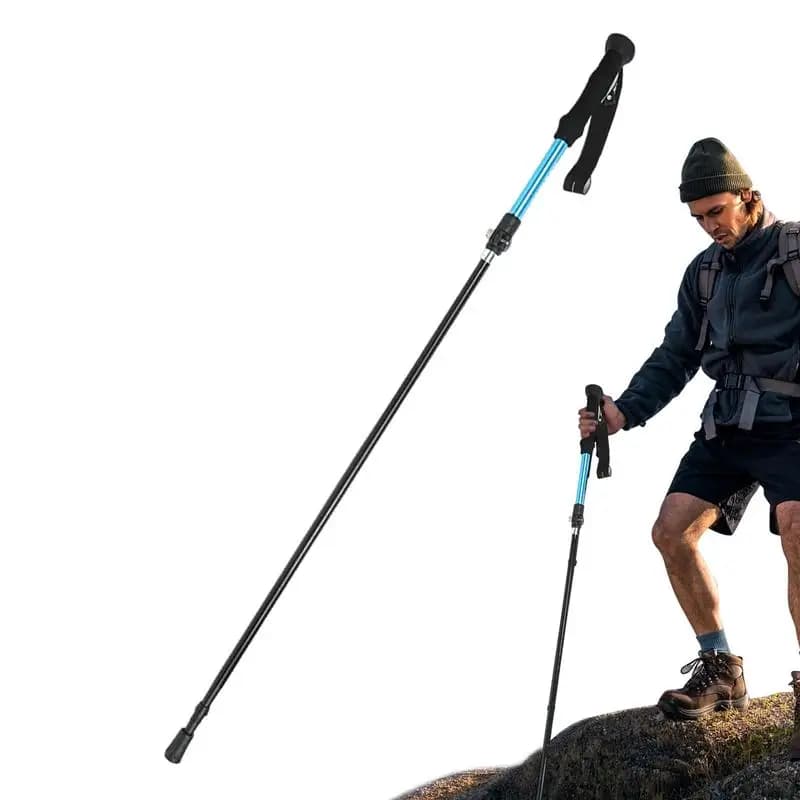Trekking poles Trekking poles Backpacking equipment Folding walking poles Trekking poles 5 sections Compact trekking poles