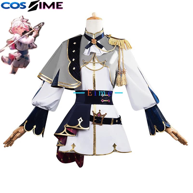Costume Cosplay by Otori Emu from the Game PJSK, Cute Dress for Party, Uniforms for Halloween and Carnival, Clothing Custom
