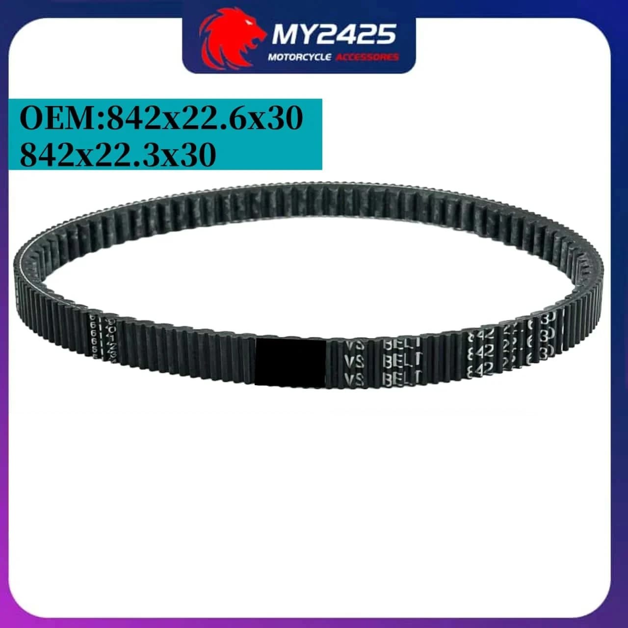 Cinghia di trasmissione originale 842x22.6x30 842*22.6*30 per H/ONDA; DIO Lead125 PCX150 per Jog Gygnus NMAX125 SUZUKI /Address 110 U