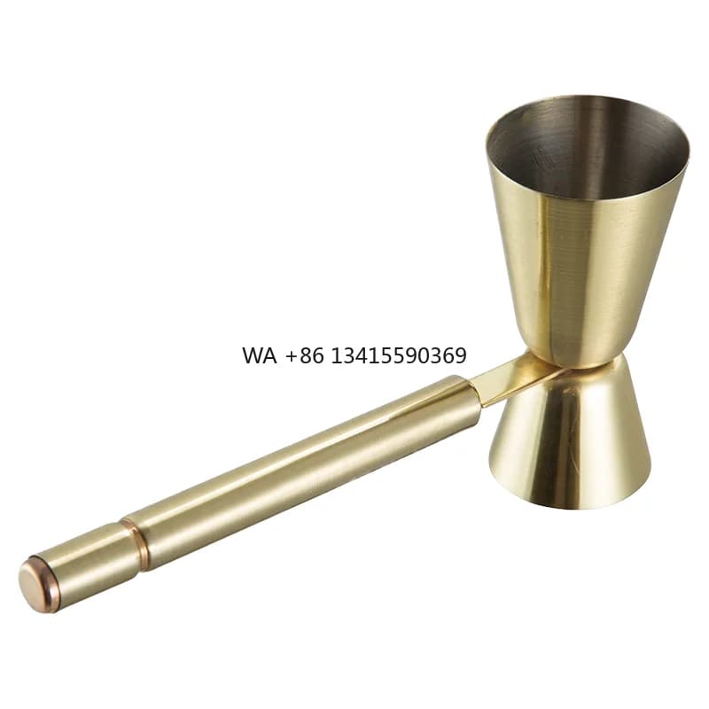 Strumento per bicchieri personalizzato per shaker per vino in acciaio inossidabile da 20/40 ml all'ingrosso per fabbrica di cocktail direttamente da bar e club