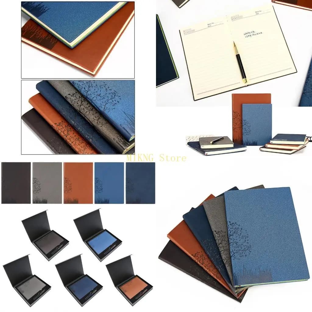 B5 Leather Notebook Diary Notepad Journal Planner Agenda Office School Supplies best sale