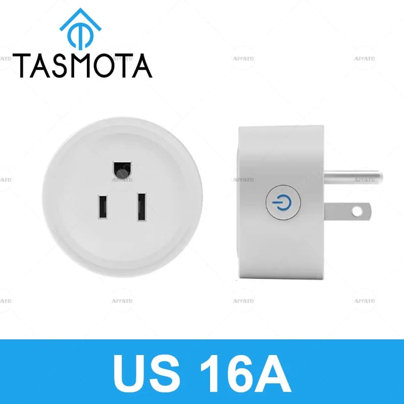 Smart Home Pre Flashed WiFi US Plug works with Home Assitant 16A AC 100-240V USA, Mexico, Japan