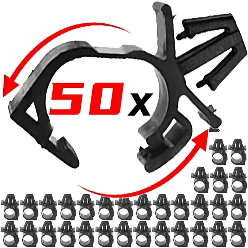 50/5 pezzi di fissaggio per cablaggio auto cavo automatico fibbia fissa clip cavo multifunzione fibbia fissa accessori auto universali cravatta