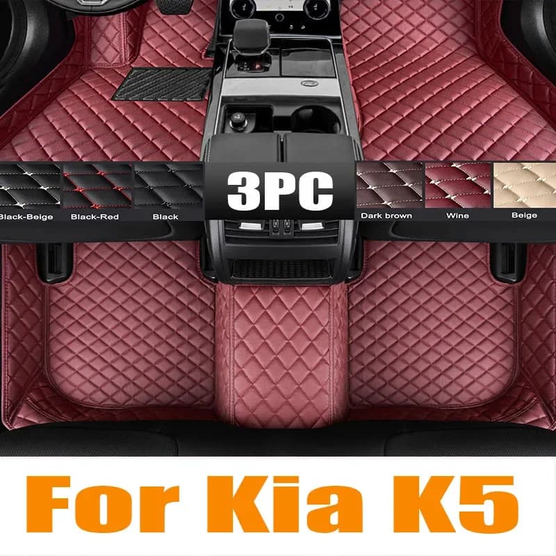 Custom TPE Car Mats for Kia K5 2016 2017 2018 2019 Waterproof Car Accessories Indoor Carpet 0601