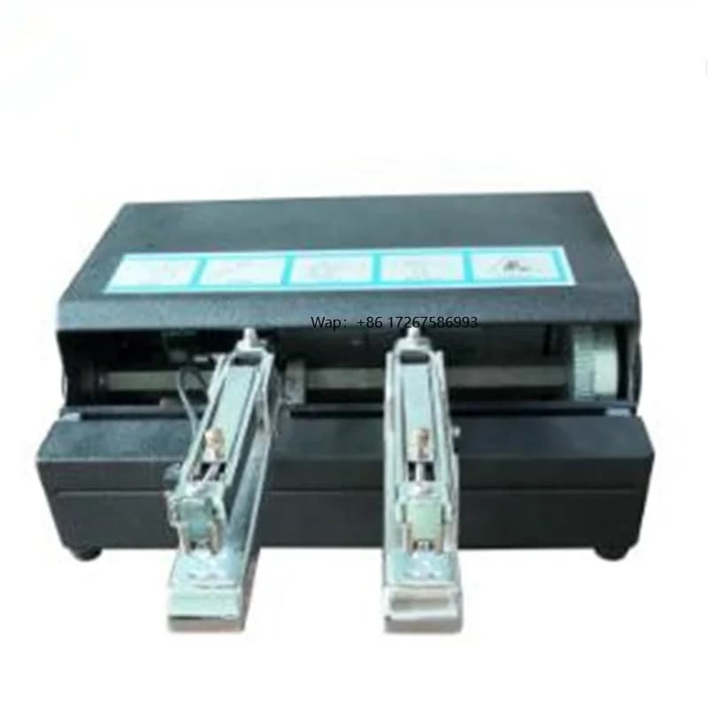 Cucitrice elettrica con sensore intelligente Cucitrice automatica per libri a doppia testa Rilegatura per cucire Cucitrice automatica per carichi pesanti industriale