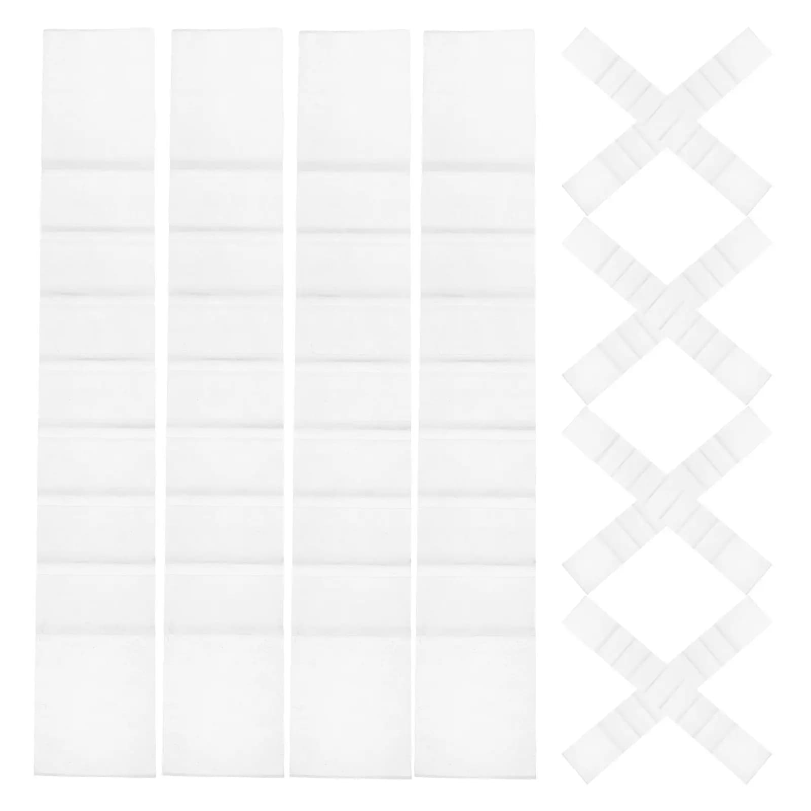 50 Pezzi Strisce Adesive Antiscivolo in Silicone per Appendiabiti in Legno e Plastica, Accessori per Armadio
