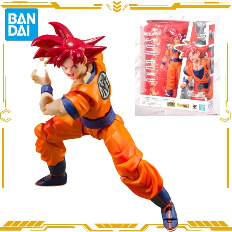 Bandai Originale SHFiguarts Dragon Ball Super Son Goku Action Figure Giocattoli per Ragazzi Ragazze Regalo Modello da Collezione Ornamenti