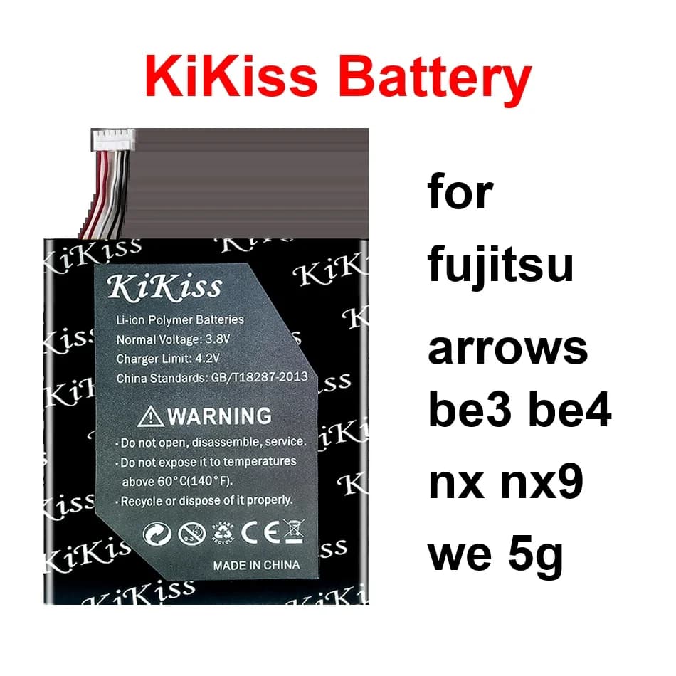 Batteria per cellulare Fujitsu Arrows BE3 BE4 NX NX9 WE 5G CA54310-0074 CA54310-0067 CA54310-0080 da 3100-4800mAh