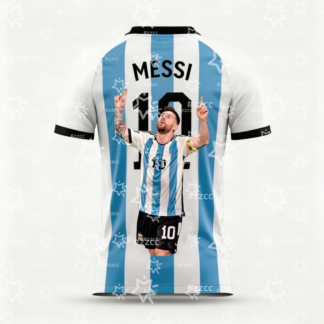 Maglia da Calcio Argentina Messi 2026 Kit Partita e Allenamento Estivo T-Shirt Sportiva Uomo Abbigliamento Bambino Donna Y2K
