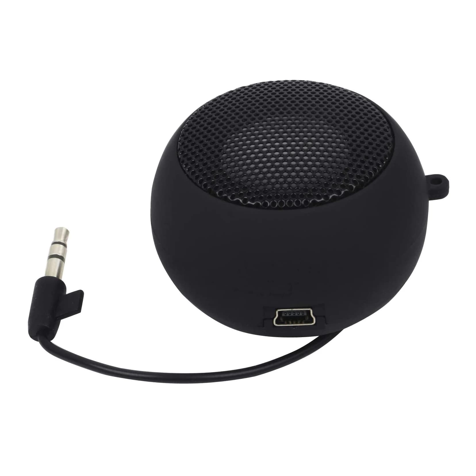 Mini altoparlante Altoparlante da viaggio portatile ricaricabile con ingresso ausiliario Jack per cuffie cablato da 3,5 mm