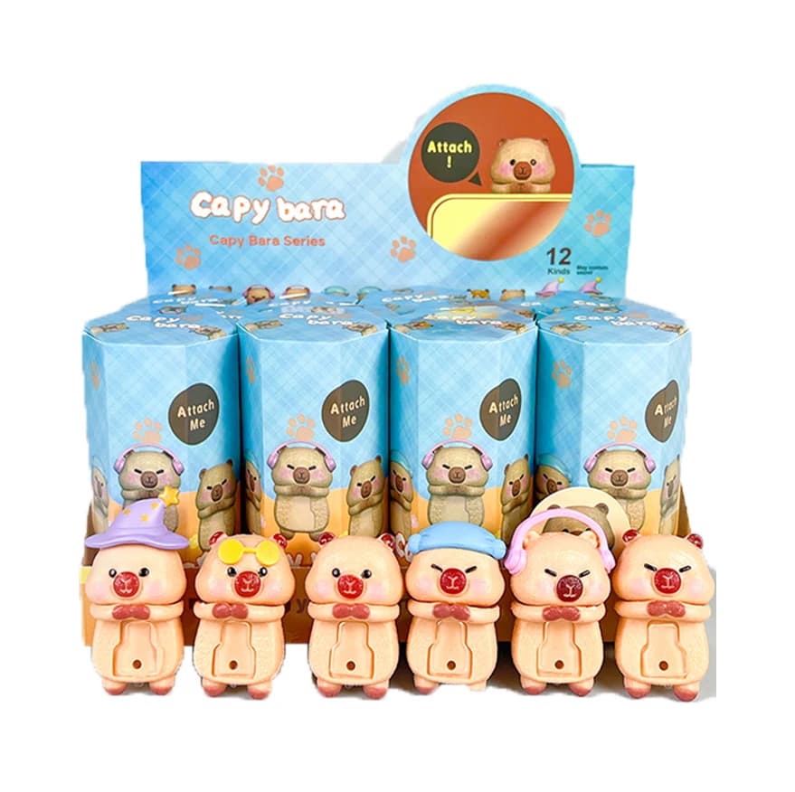 Serie Kapibala 2026: Blind Box con Personaggi Anime, Regalo di Compleanno, Decorazione per Auto, Giocattoli da Scrivania, Blind Box con Ciondoli