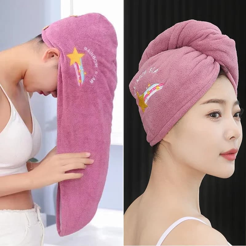1pc Women Soft Towel In Microfiber Shower Head Towel Bath Towel Hats for Women Hair Towel Head Towel Fast Soft Girls Nice Towel Towel For Hair