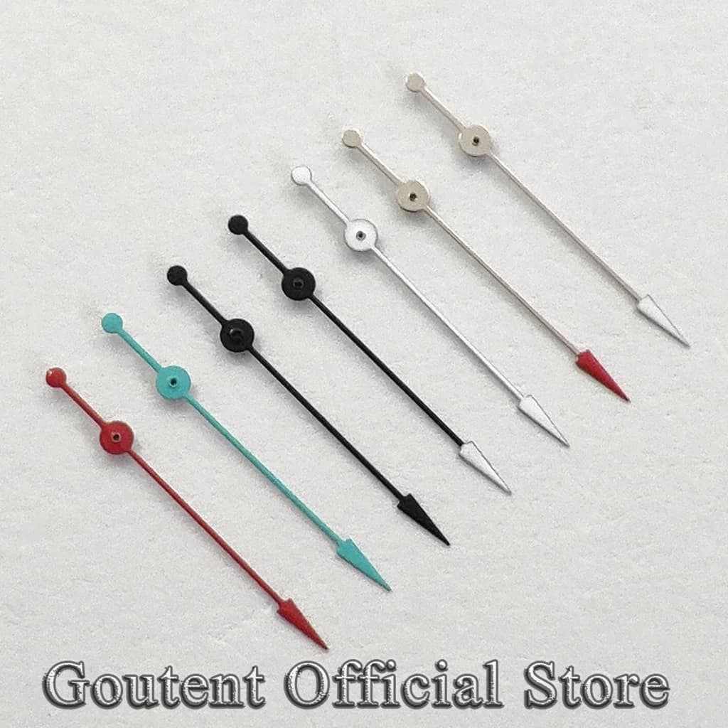 Goutent Arrow Spear Watch Hands Multicolor Second Hand Fit NH35 NH36 ETA2824 2836 MIYOTA 8215 821a Movement Watch Accessories