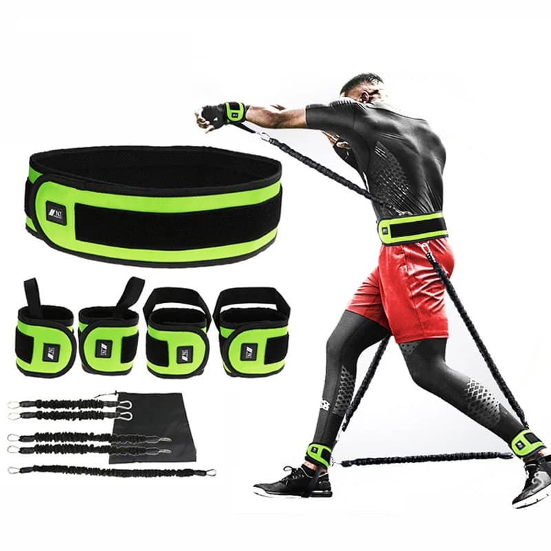 6/12pcs fascia di resistenza boxe Training Bounce Pull Rope esercizio per tutto il corpo Home palestre allenamento gomma Expander attrezzature per il Fitness