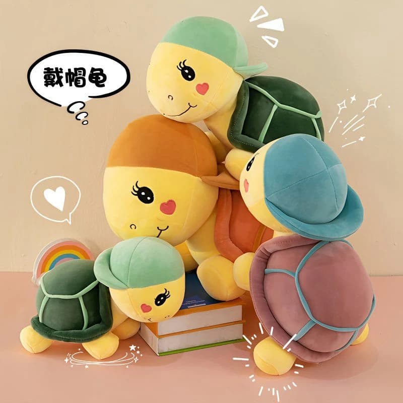 Peluche a forma di tartaruga da 30 cm, carino e affascinante, giocattolo di peluche a forma di tartaruga che si arrampica, piccola bambola tartaruga Kawaii, come regalo di compleanno e di Natale per bambini