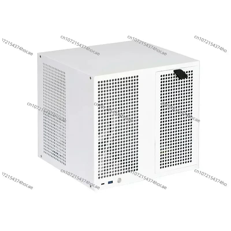 Chassis NAS Sagittario-8-Bay con backplane, alimentatore ATX, altezza intera MATX, archiviazione PCIe Synology AIO, UNRAID