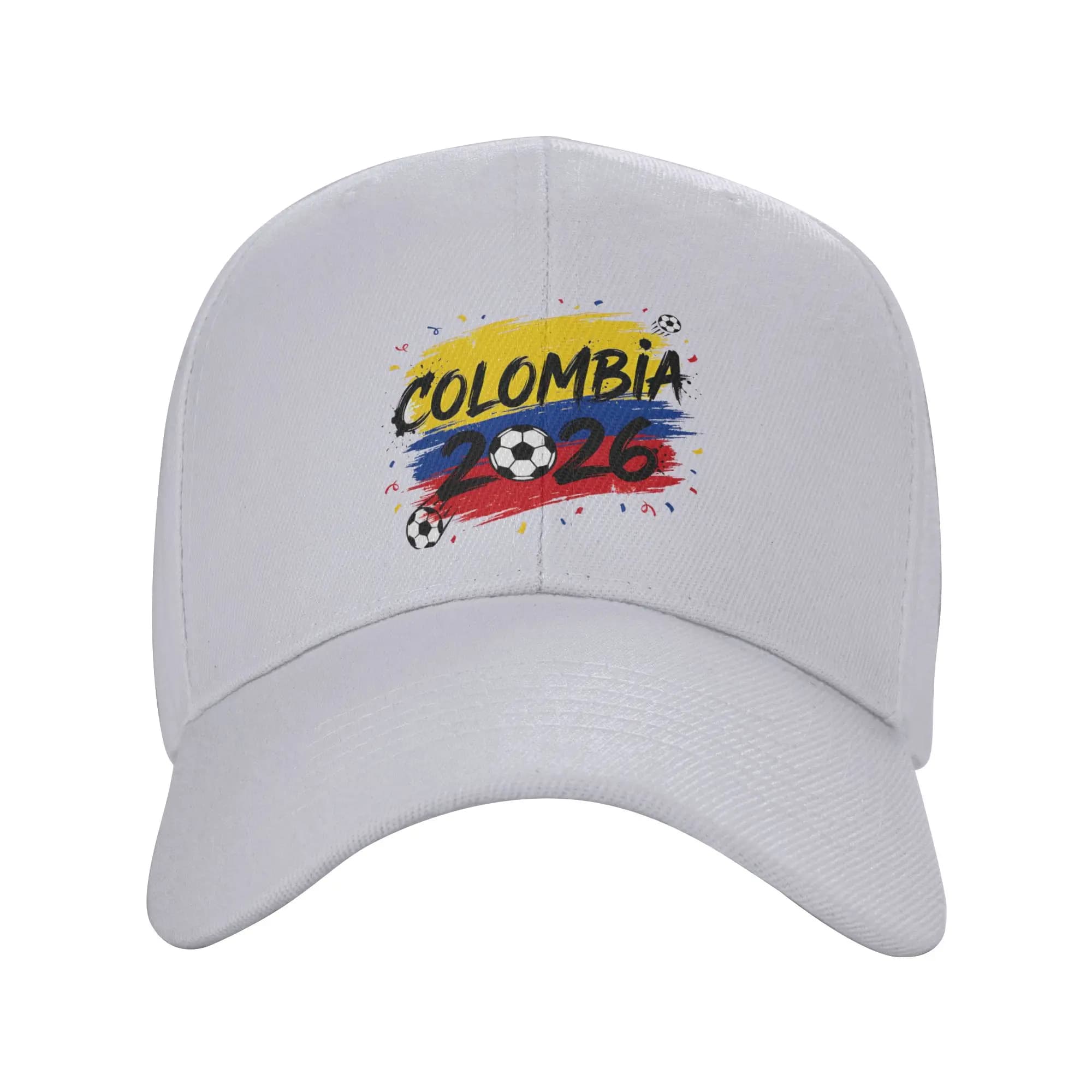 Colombia Football Match 2026 Sun Baseball Cap Summer Women Men Custom DIY Hip Hop Hats High Quality Casual Baseball Caps