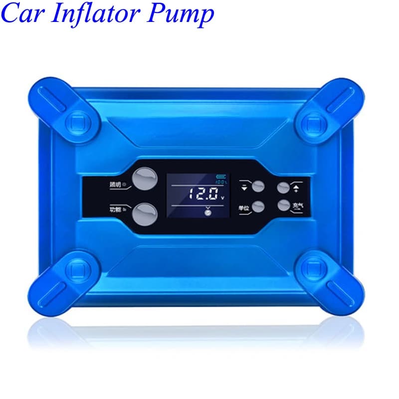 Compressore d'Aria Digitale Multifunzione per Auto con Alimentazione di Emergenza a Batteria e Funzione di Backup