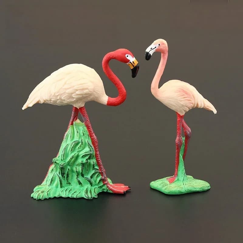 In Stock Realistic Solid Wild Animal Model Set Lion Elephant Tiger Zebra Giraffe Cognitive Educational Desktop Display Toy