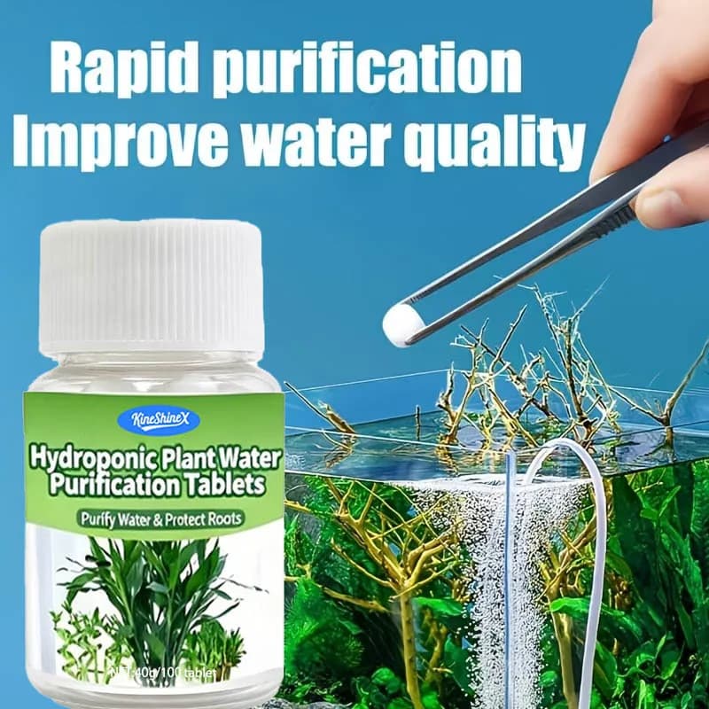 Compresse per la Purificazione dell'Acqua Idroponica - Acqua Istantanea Adatta per Acquari, Piante in Vaso e Sistemi Idroponici, per Giardini Acquatici