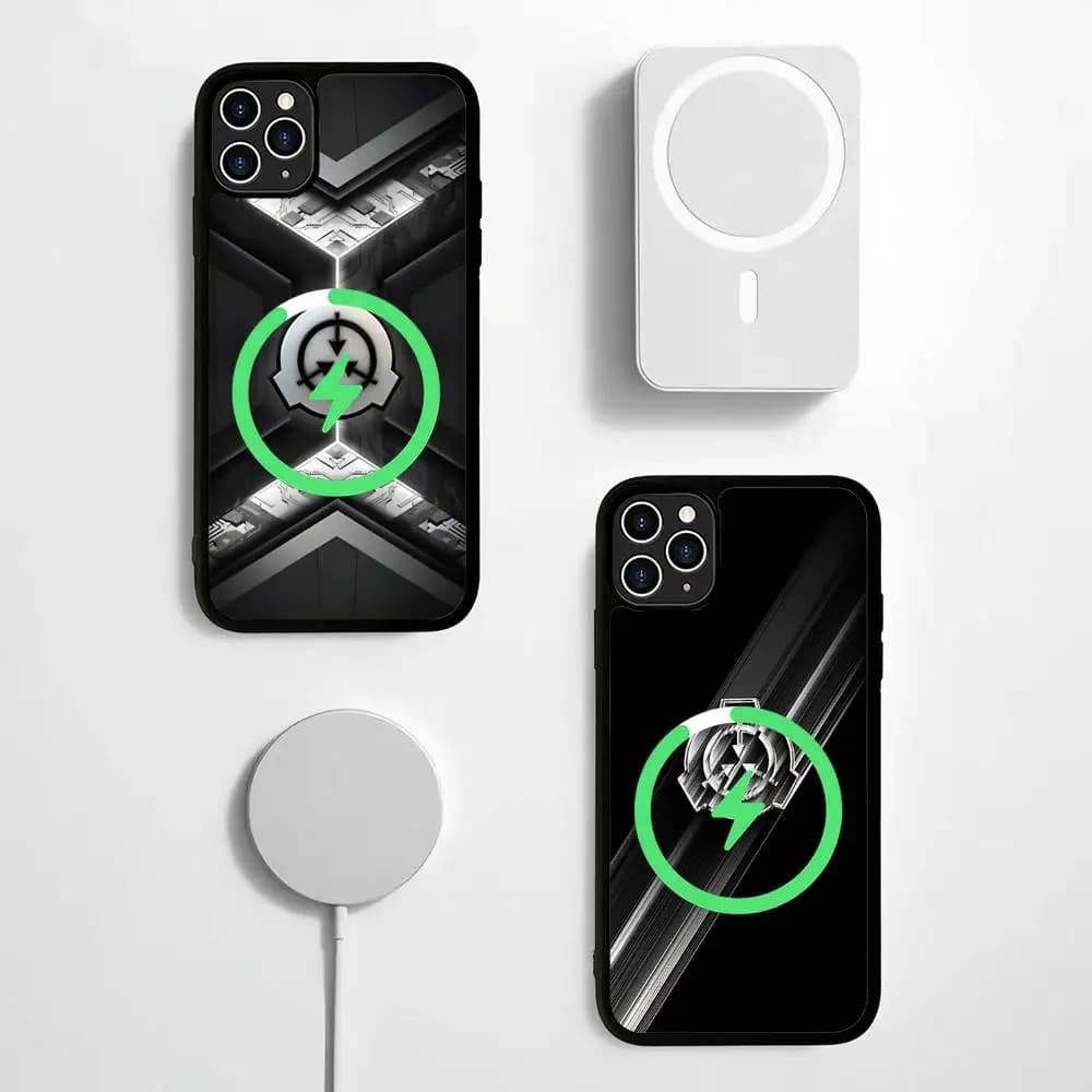 Custodia per telefono classica e popolare Scp F-Foundation per iPhone 13 14 15 11 12 16 17 Pro Max Plus con guscio magnetico Magsafe