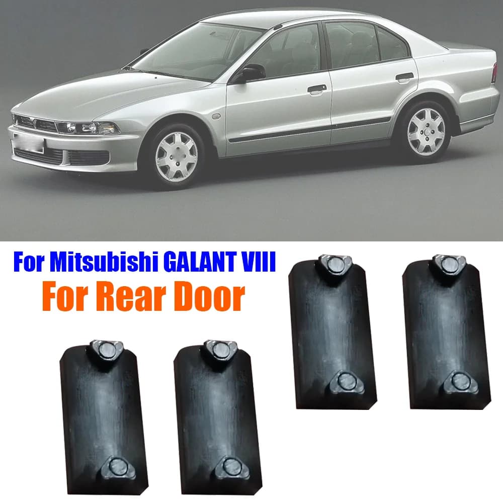 4 pz solo per porta posteriore per Mitsubishi GALANT (VIII) 1996 1997 - 2005 Kit di riparazione cinghia di controllo porta auto Clip Stopper smorzamento Nylon