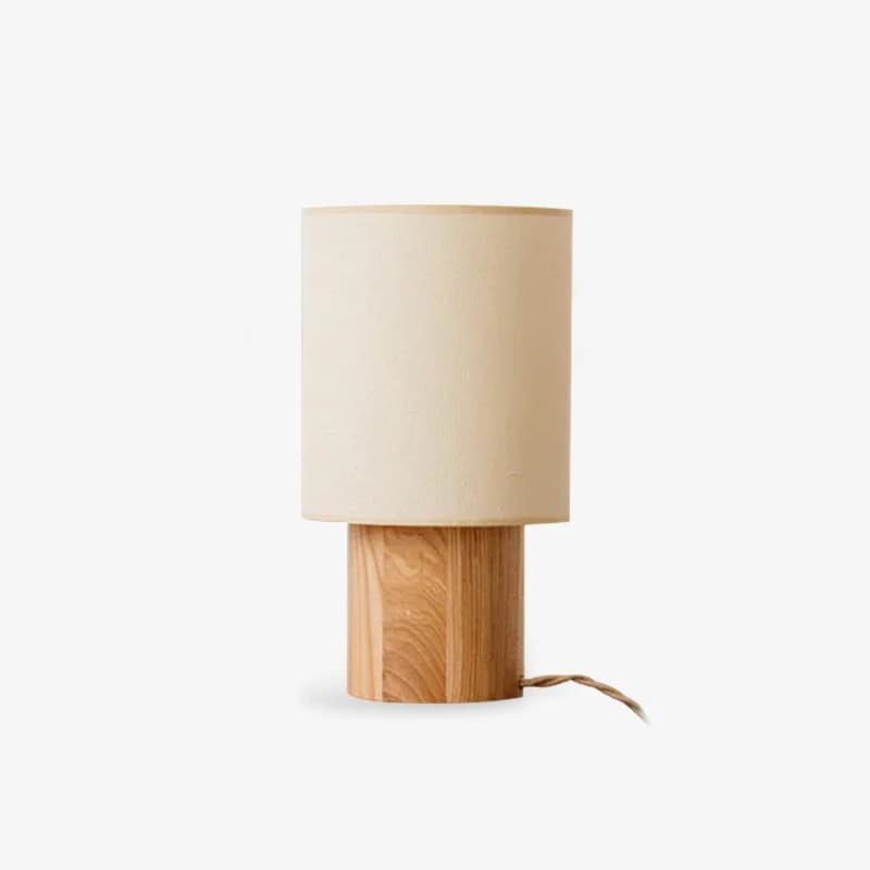 Lampada da scrivania retrò Camera da letto francese in legno massello leggero di lusso semplice moderno creativo tessuto personalizzato Lampade notturne retrò Nanyang