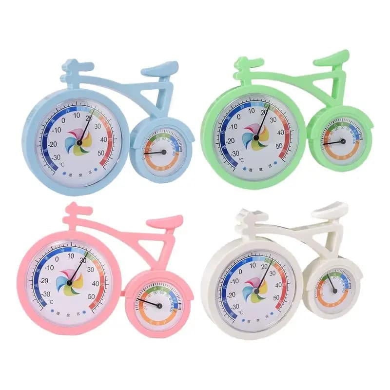 Misuratore di temperatura per la stanza del bambino Indicatore di temperatura Igrometro per bici Decorazioni per la scuola materna Sensore di umidità accurato per la camera da letto