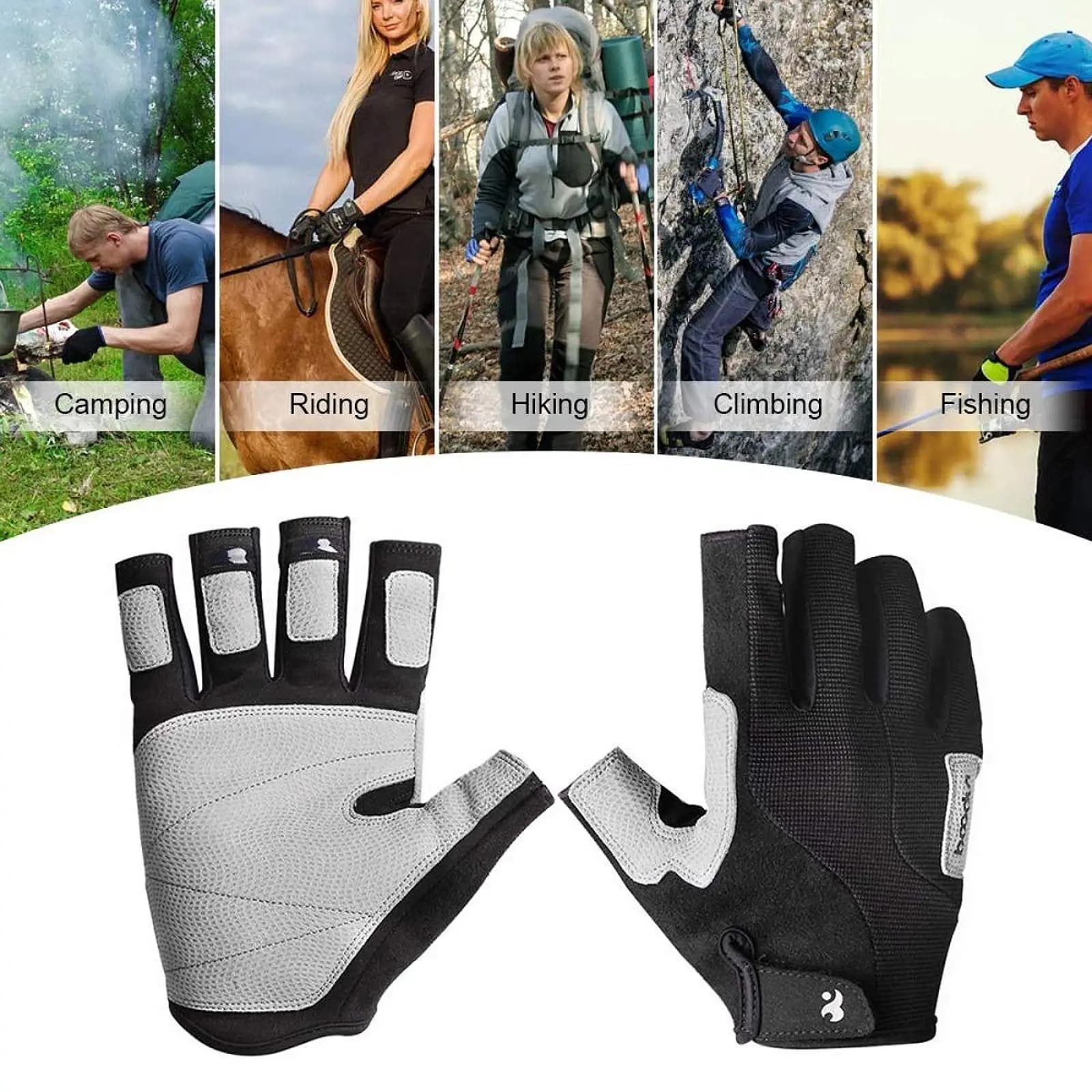 Cycling Gloves Sailing Gloves Light Sports Gloves Climbing Gloves Kayaking Training Gloves Fitness Canoeing