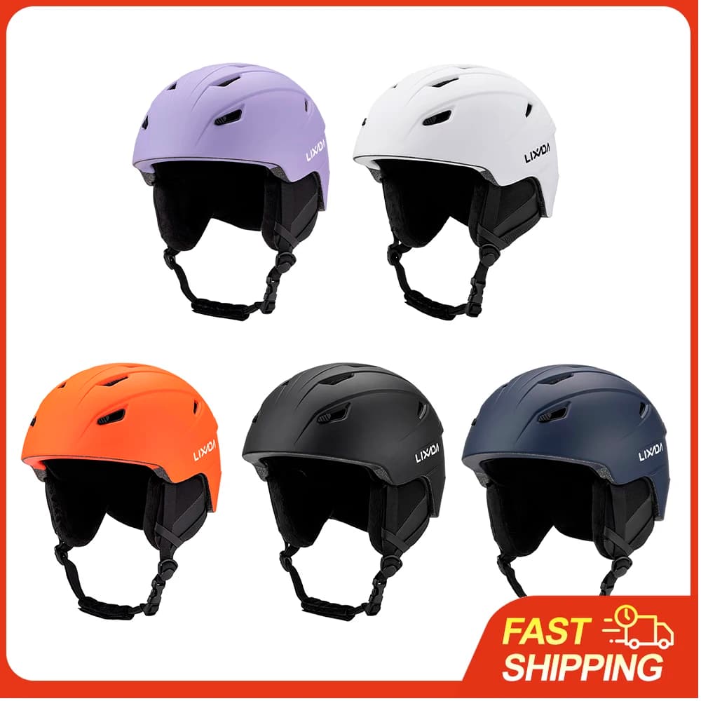 Casco da Sci LIXADA Integrato e Riscaldato, Regolabile, Leggero e Confortevole, Adatto anche per Snowboard