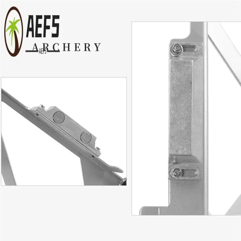 AEF5-Flechcce Dispositivo per attaccare la piuma della coda Tiro con l'arco in acciaio inossidabile Piuma Fletching Jig Stick Accessori per la caccia