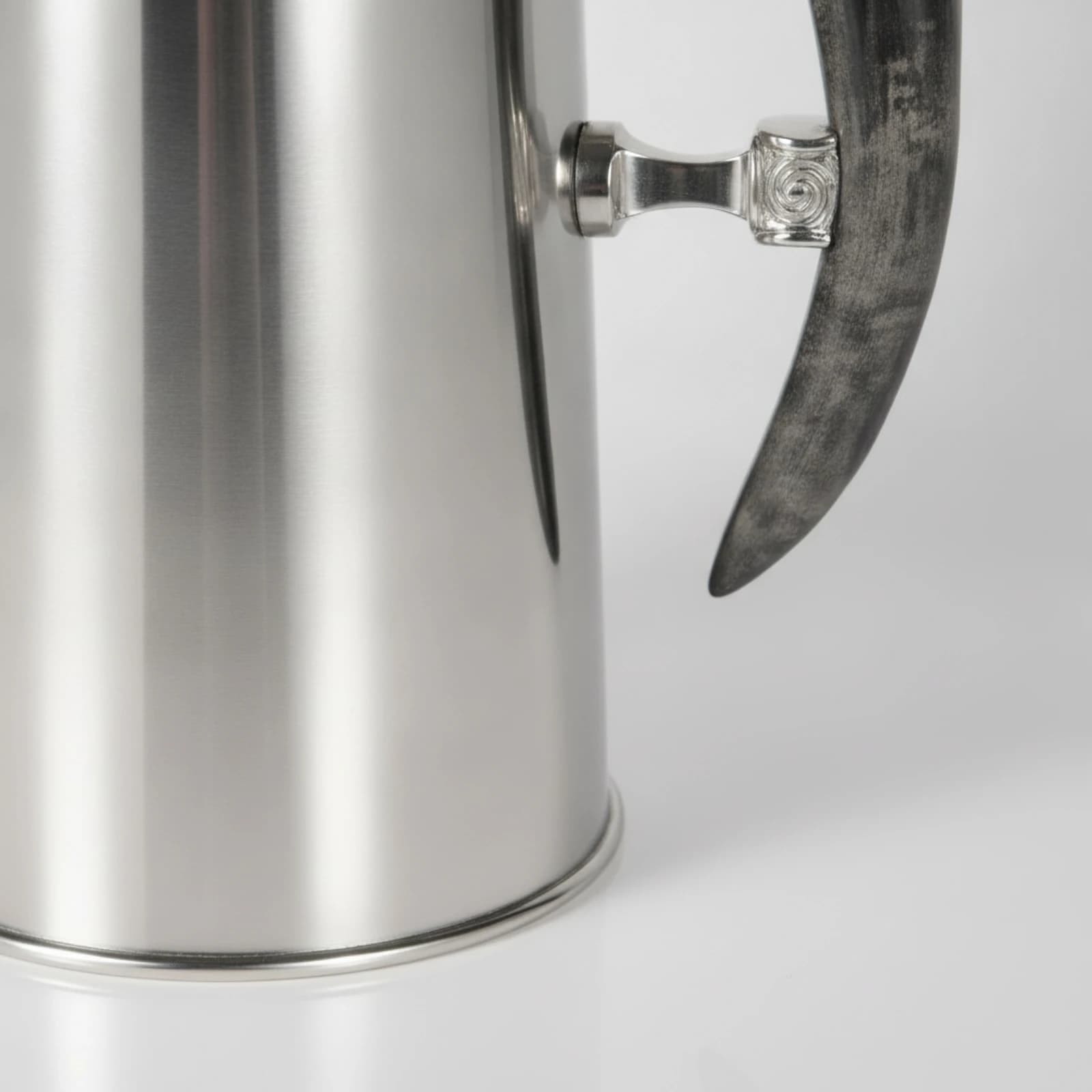 Ice Vessel with Handle Polished Ice Vessel Vessel Stylish Sturdy for Hosts, Bar Cart, Tabletop