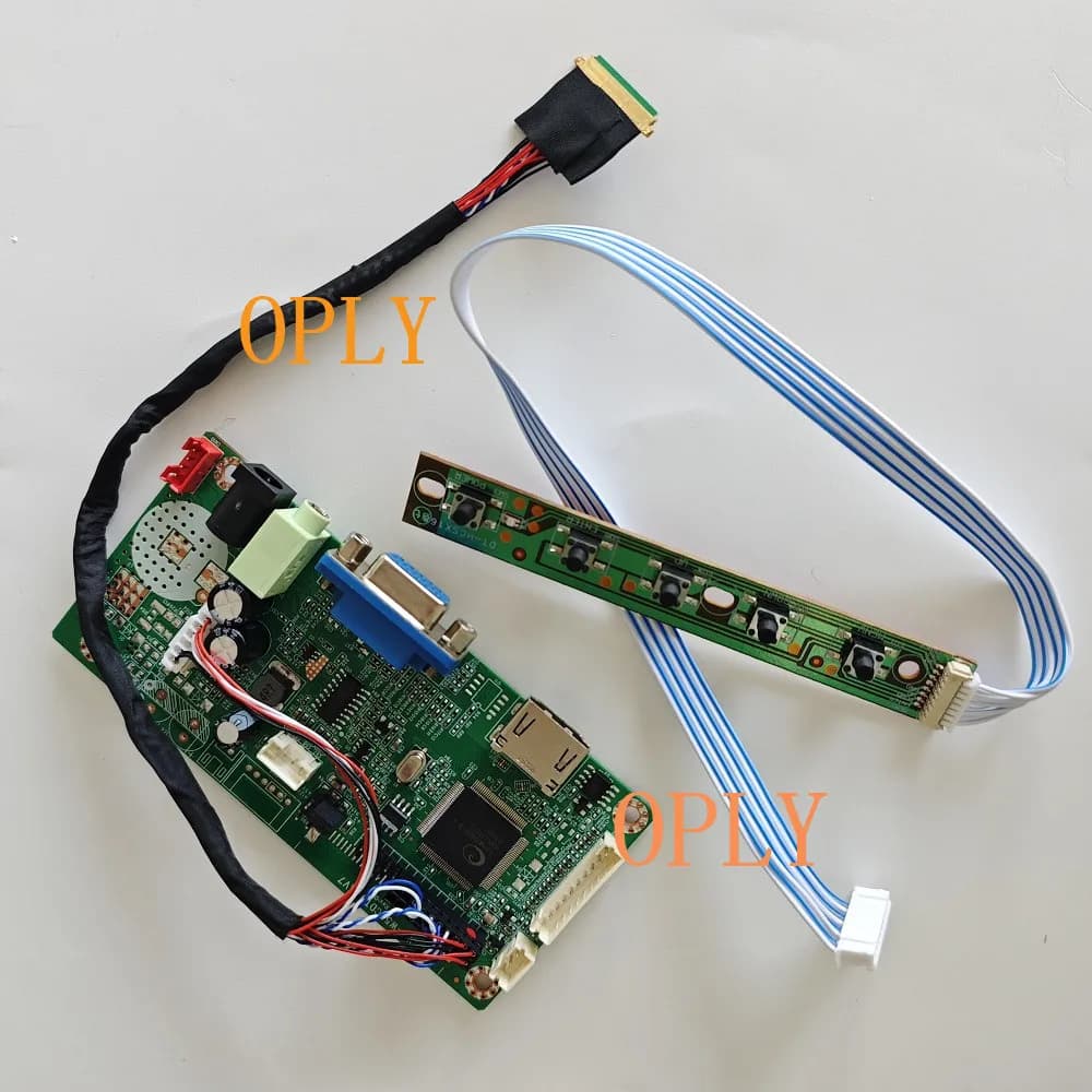 HDMI compatible VGA controller board for B140XW01 V8 B140XW01 V9 B140XW01 V0/V2/V3/V6/VB/VC 1366X768 14" LED panel kit