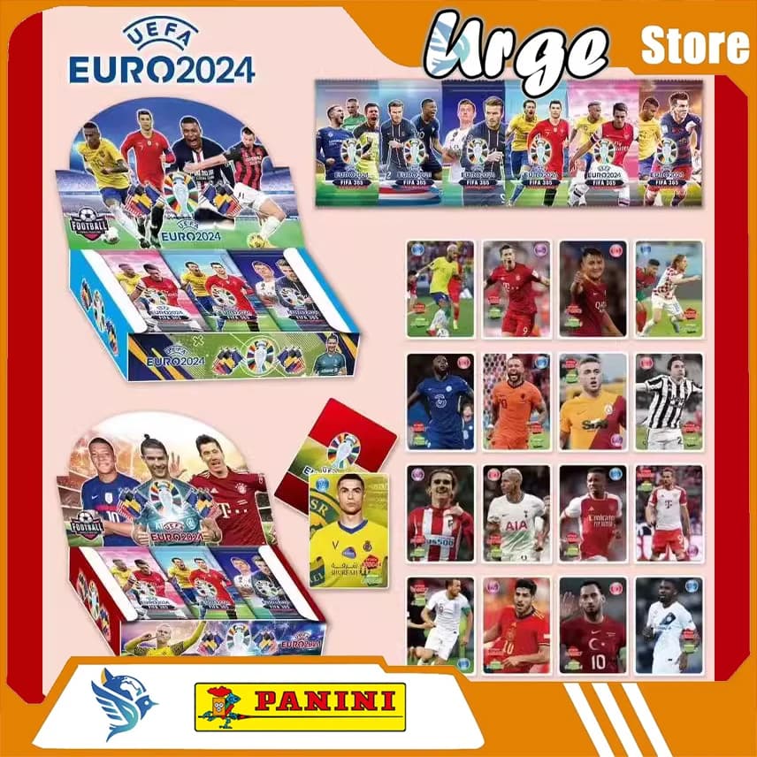 Nuove Carte Collezionabili Mondiali 2026 - Euro Cup Ronaldo Messi Holo Flash Foil - Gioco di Carte Collezionabili Calcio - Set Regalo da Tavolo