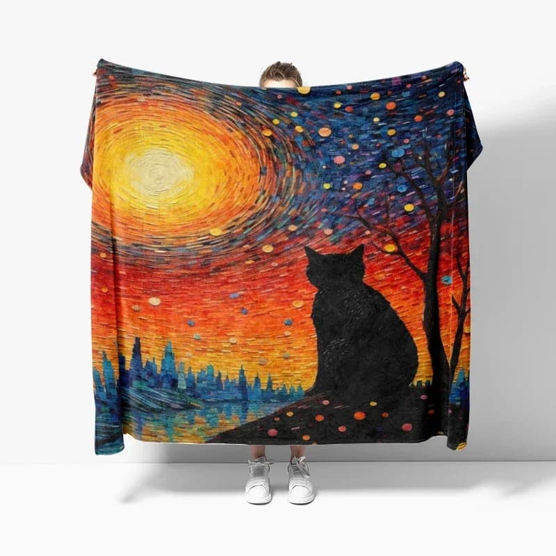 Astratta decorazione della casa peluche tiro divano coperta Anime animali copriletto sul letto soffici coperte morbide decor Plaid Modern