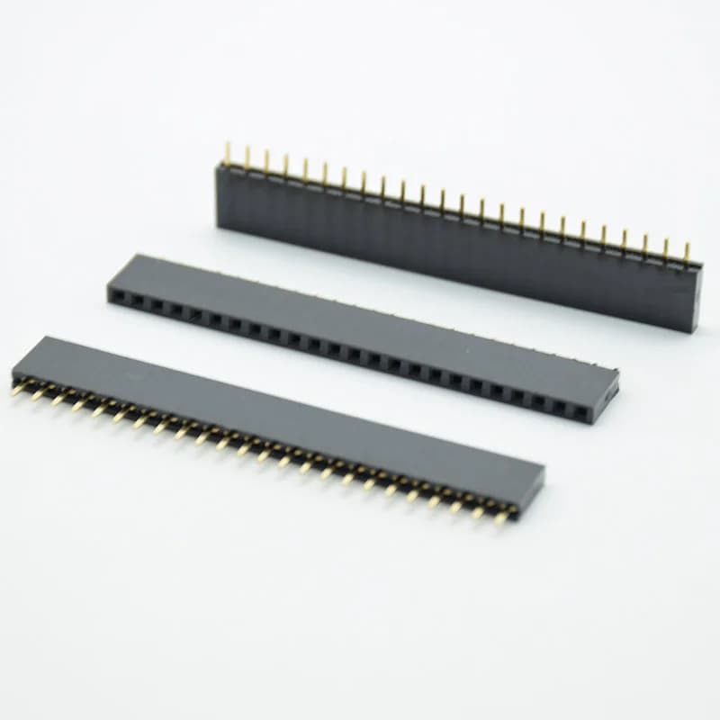 10PCS 1X24 Pins 140 24p 24PIN FOR PCB arduino Single Row Straight FEMALE PIN HEADER 2.54MM PITCH Strip Connector Socket