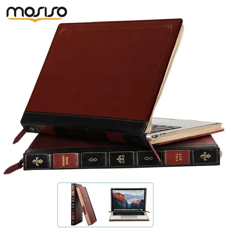 Custodia in pelle PU per laptop M3 A2991 A2918 M2 A2779 A2681 M1 A2337 A2338 per MacBook Air Pro 13 14 15 16 pollici Cover per notebook