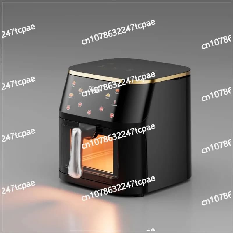 8 Liters Stainless Steel Square Steam Oven With 8 Liters Silver Crest Air Fryer For Home Use With Digital Control