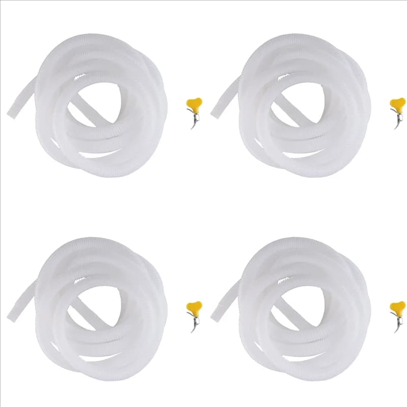 Tubo di scarico per deumidificatore A03F-4X, tubo di scarico flessibile da 13 piedi con adattatore in gomma tagliabile e morsetto di collegamento, sostituzione del tubo