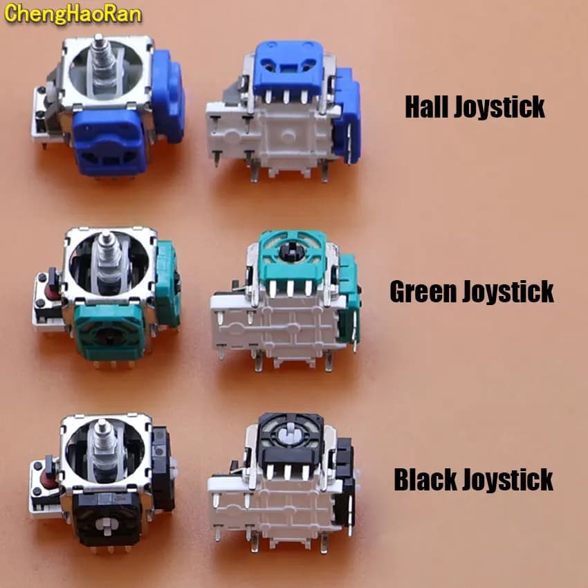Joystick per pollice analogico originale con bilanciere elettromagnetico effetto Hall blu da 2 pezzi per controller Xbox One Elite 2