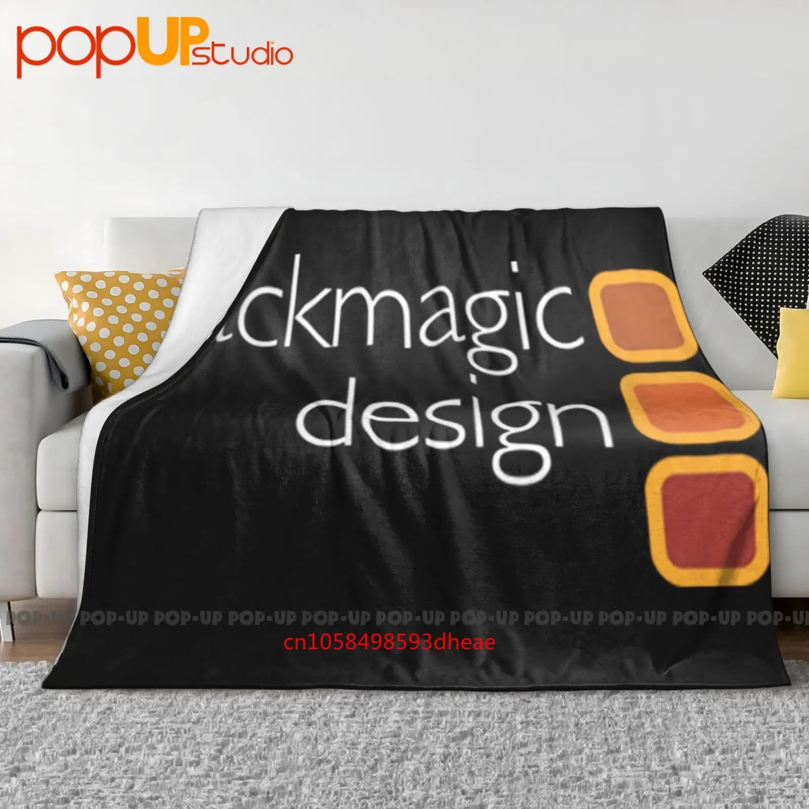 Blackmagic Design Logo Coperta ultra morbida trapunta invernale Copridivano Copriletto