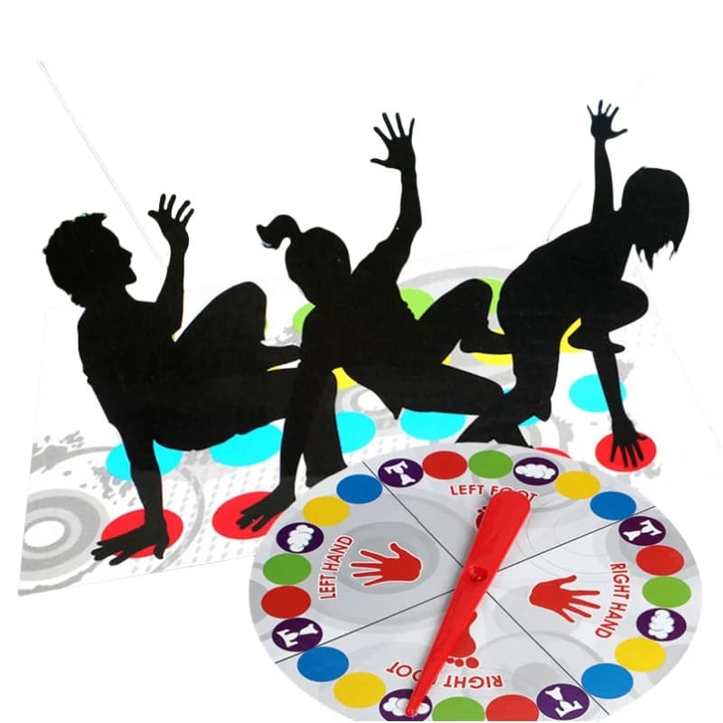 1 Set Twist Gioco Divertente Kid Famiglia Corpo Twist Move Mat Gioco da tavolo Party Fun Giochi da tavolo Gioco di società Gioco di famiglia