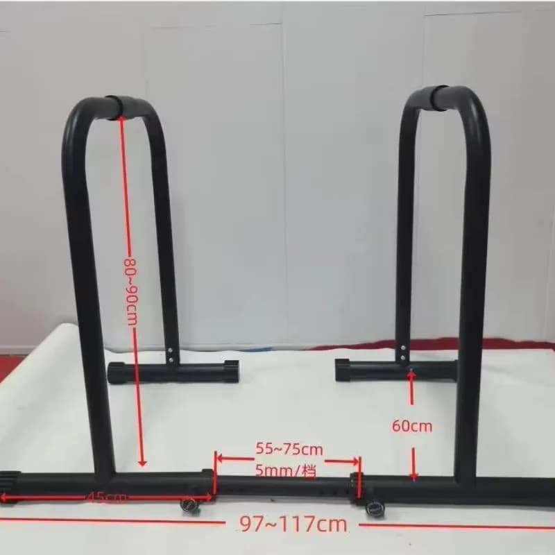 New Parallel Bars Inclinable for Fitness Indoor, Movable and Adjustable