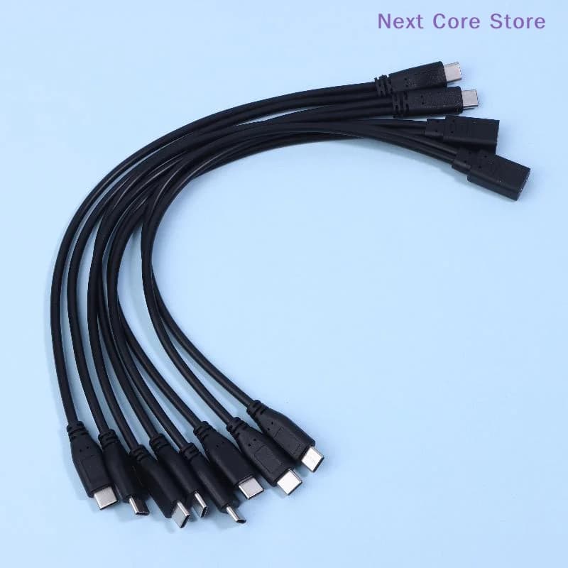 3A 15W USB C Cable Splitter Type C Cable Splitter 1 To 2 Extension Wire Power Adapter Multiple Devices Charging Cable Adapter