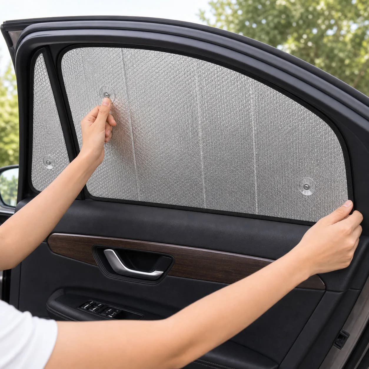For Nissan - Nissan X-Trail 2001-2006 Full Set Car Window Sunshades UV Block Privacy Heat Insulated Foldable Car Curtain