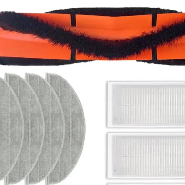 Replacement Kit For Redroad G/10 For Alpha 3 VXVC25 Robot Vacuum With Main Brush Side Brushes Mop Cloths And HEPA Filters